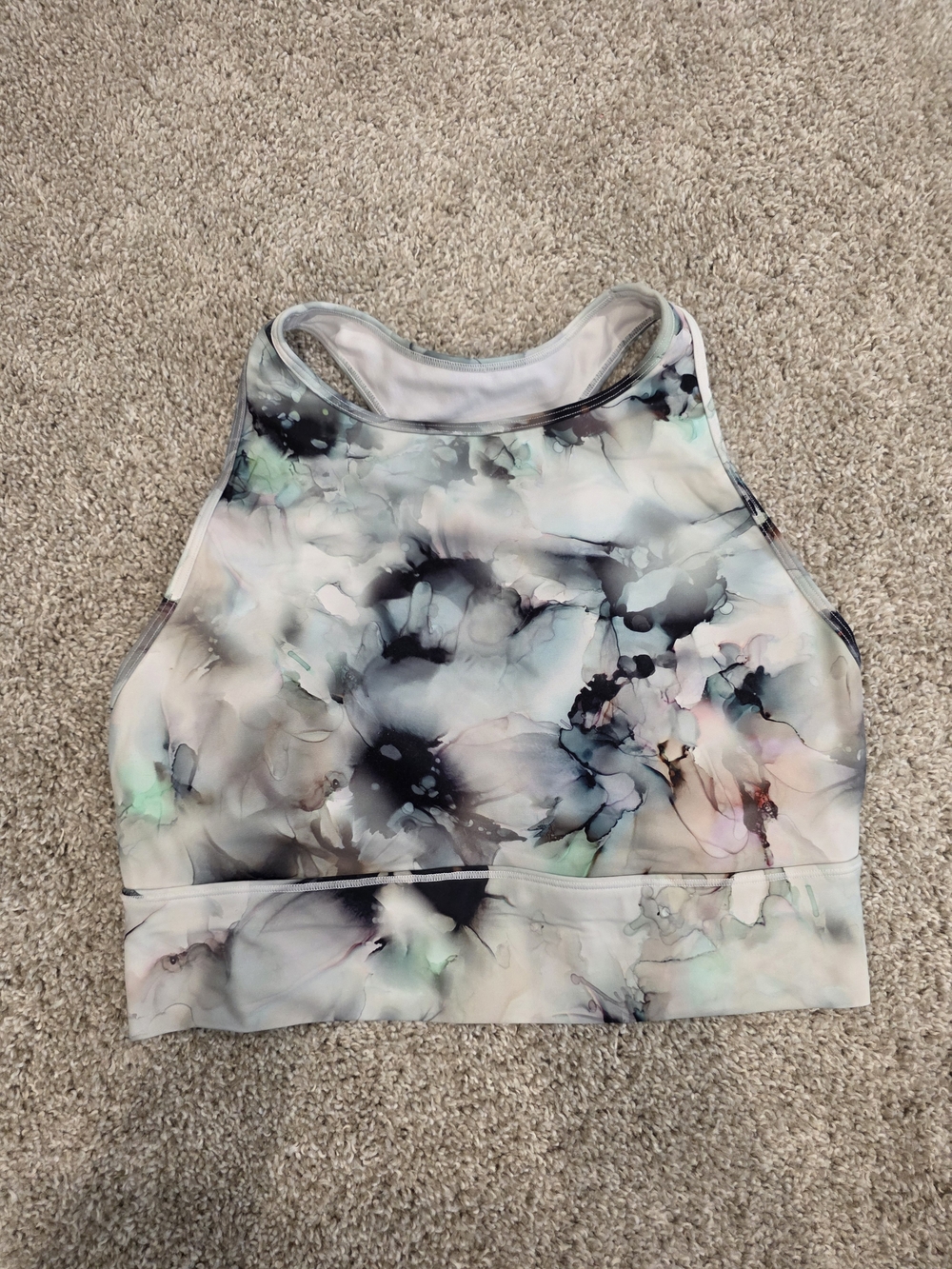 CALIA by Carrie Underwood Women's High Neck Printed Sports Bra